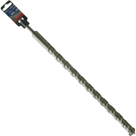 SDS Plus Masonry Drill Bit 25.0mm x 450mm High Performance Toolpak 